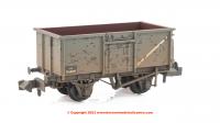 377-227J Graham Farish BR 16 Ton Steel Mineral Wagon number B168339 with Top Flap Doors - BR Grey  - Weathered